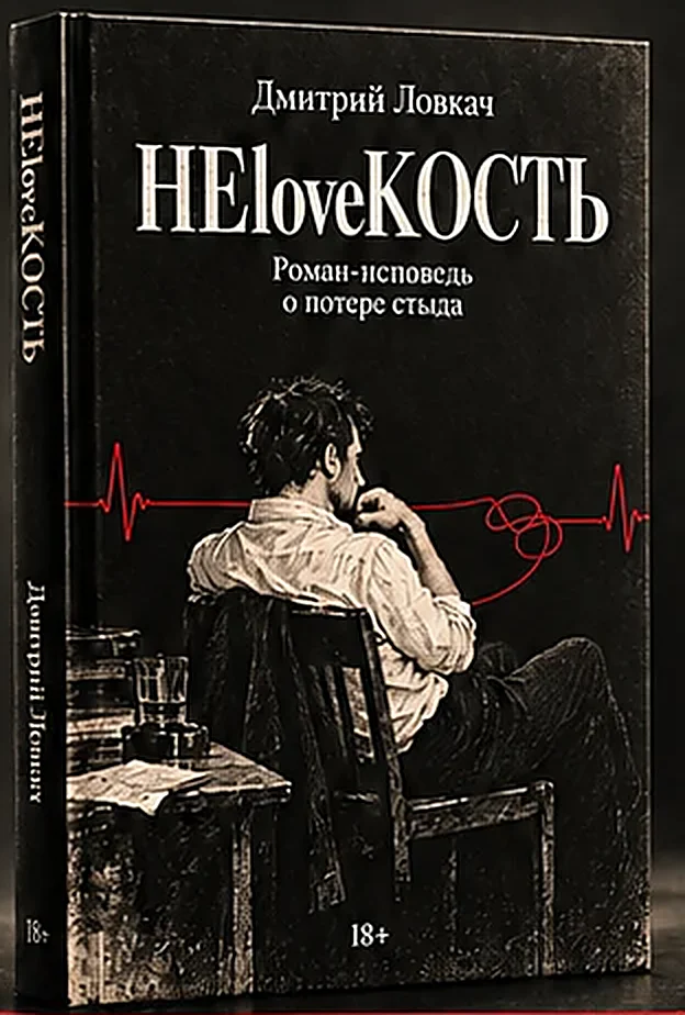 Обложка книги «НЕloveКОСТЬ», Дмитрий Ловкач. 18+